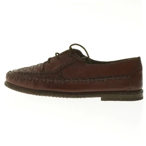 Brune snøresko i læder fra Isabella (str. 40 )