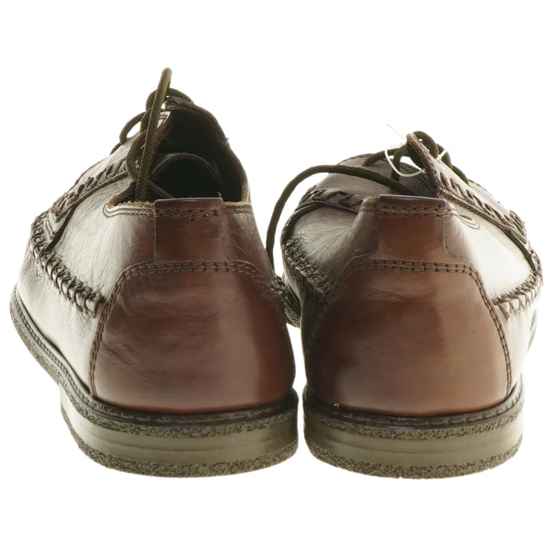 Brune snøresko i læder fra Isabella (str. 40 )