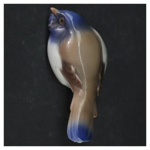 Porcelænsfigur af fugl fra B&G (str. Længde. 13 cm)