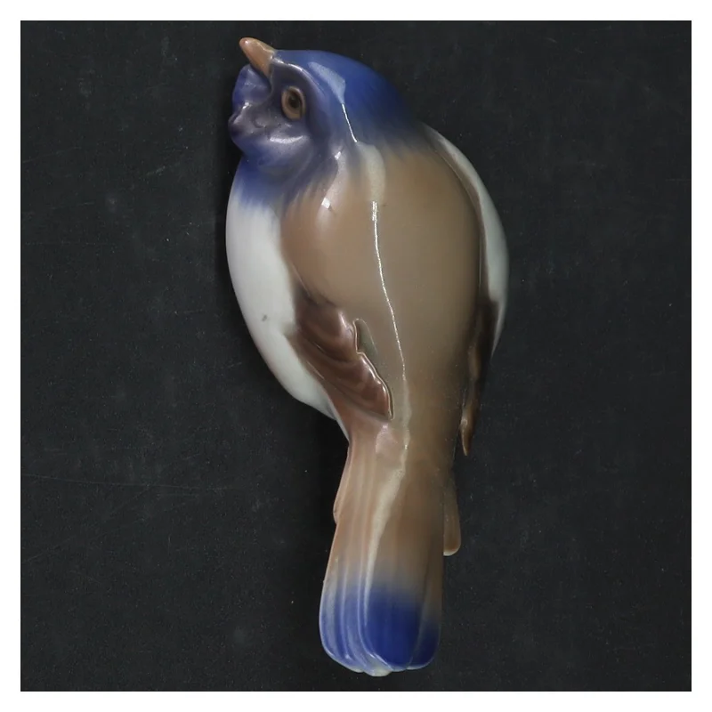 Porcelænsfigur af fugl fra B&G (str. Længde. 13 cm)