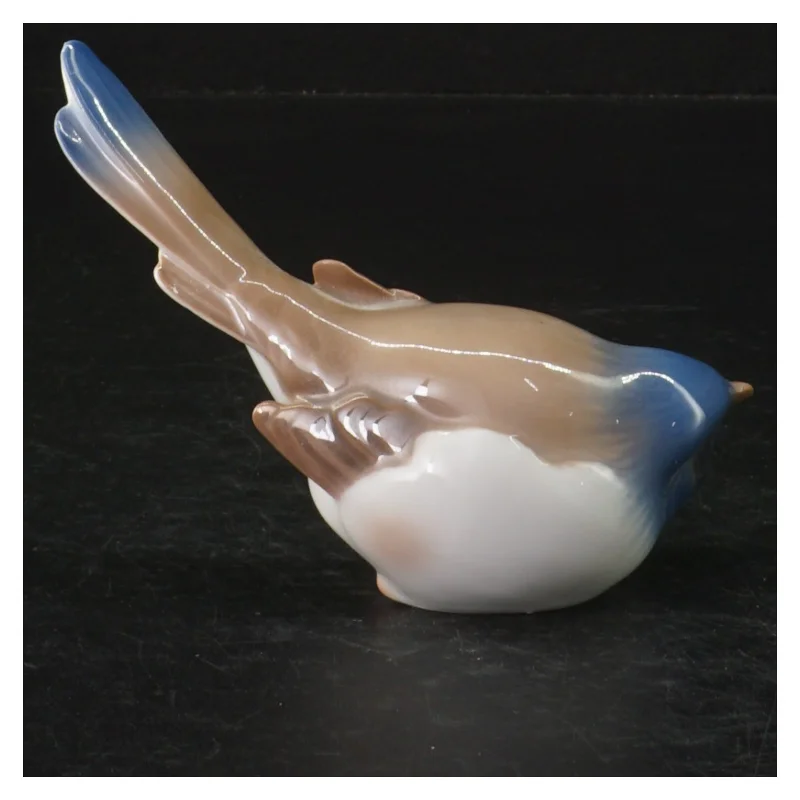 Porcelænsfigur af fugl fra B&G (str. Længde. 13 cm)