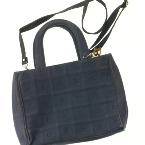 Blå taske med logo (str. 34x36 cm)