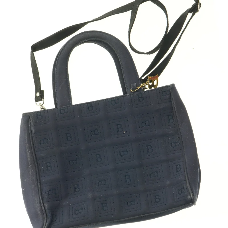 Blå taske med logo (str. 34x36 cm)