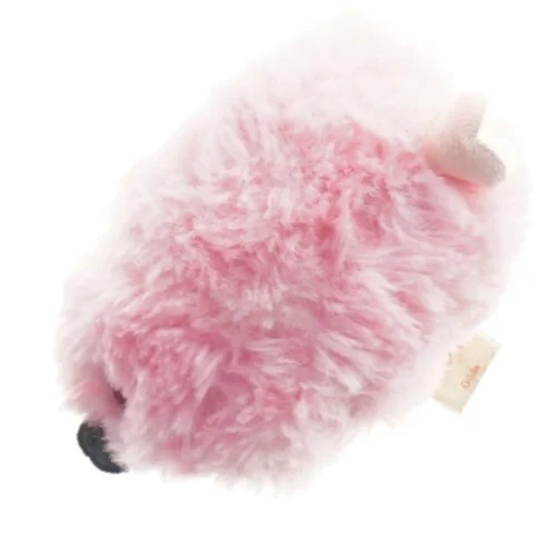 Rosa plys bamse fra Ty (str. 10 cm)