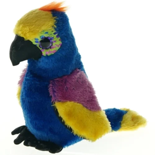Farverig plysparrot (str. 17 cm)