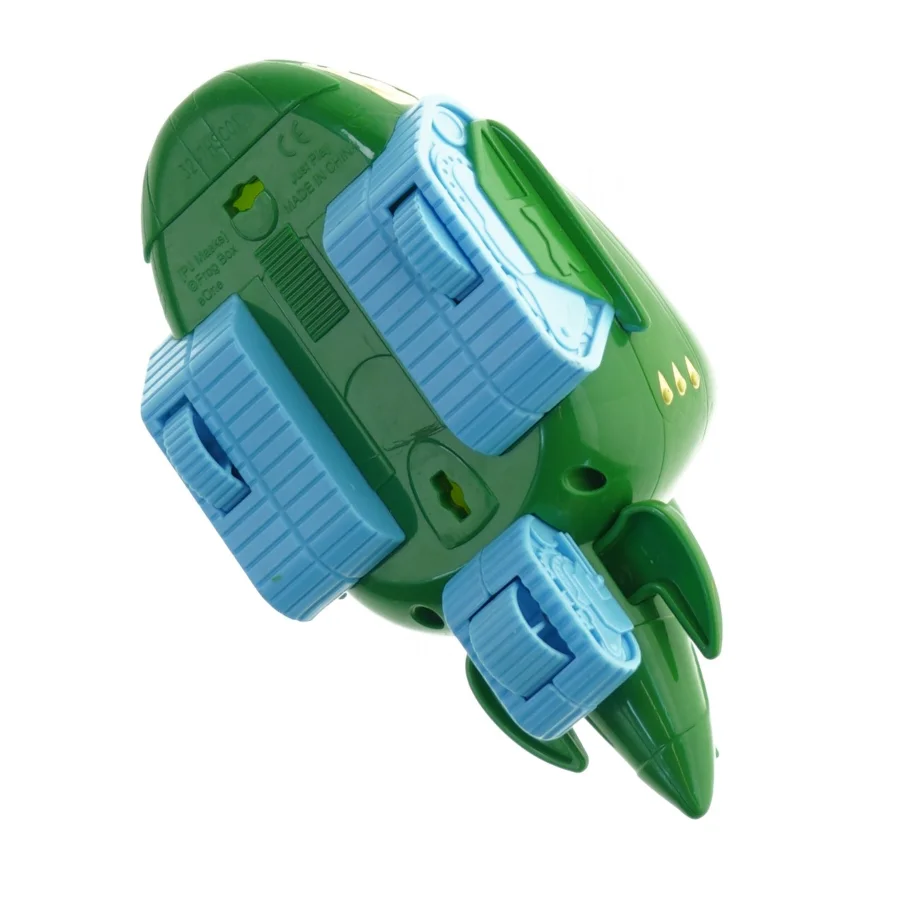 Grøn plastik legetøjsbåd, pj mask (str. 17 cm)