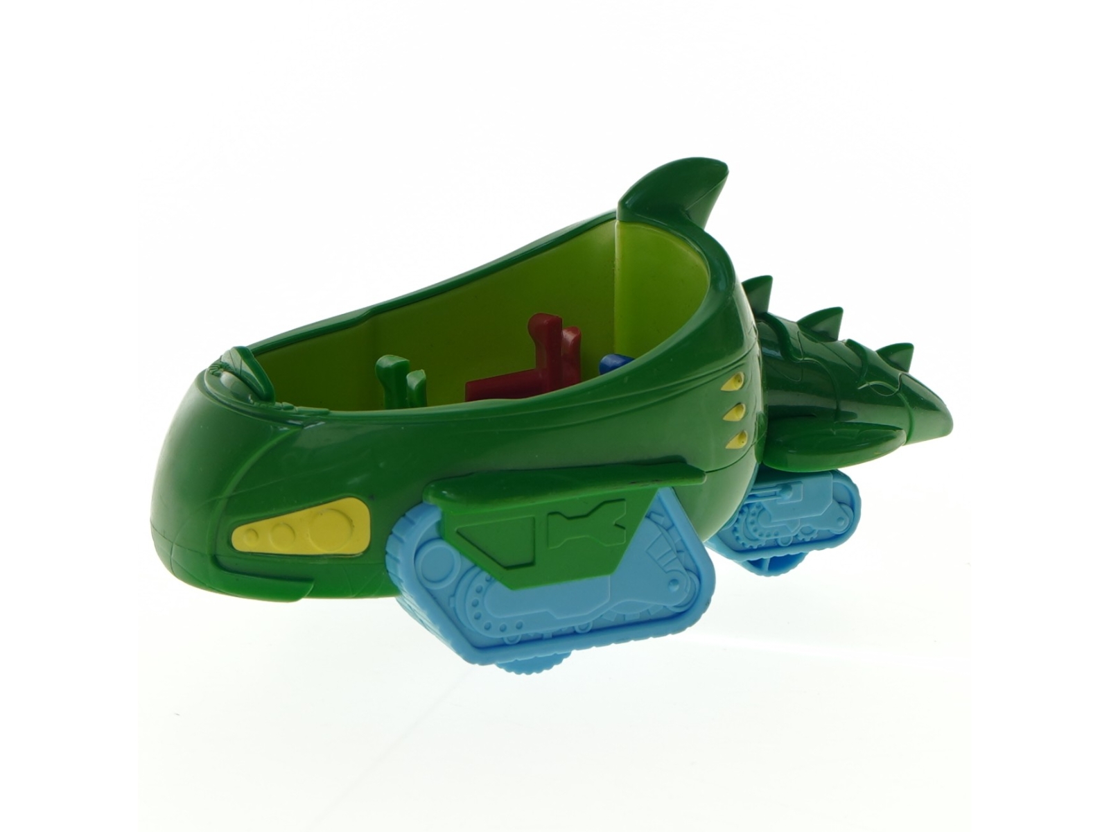 Grøn plastik legetøjsbåd, pj mask (str. 17 cm)