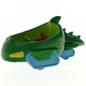 Grøn plastik legetøjsbåd, pj mask (str. 17 cm)