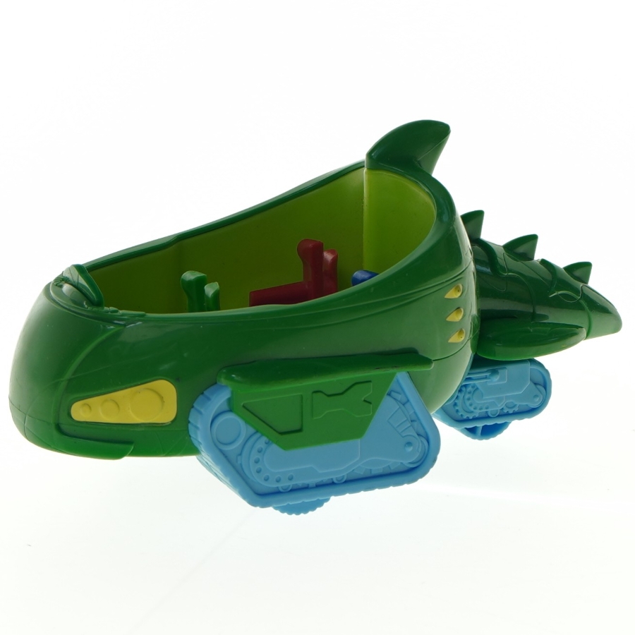 Grøn plastik legetøjsbåd, pj mask (str. 17 cm)