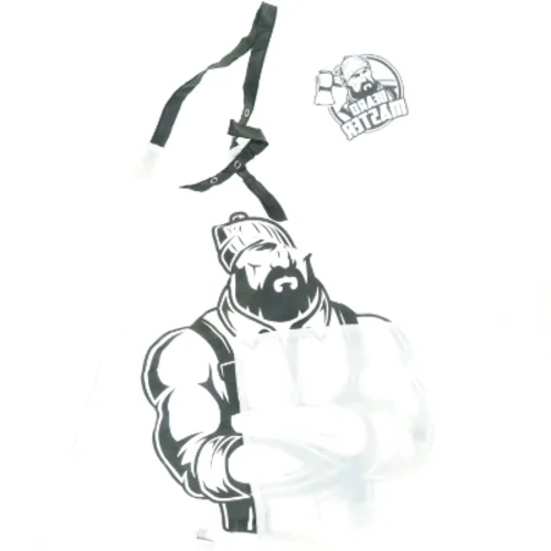 Skægtrimmer forklæde med suge kopper fra Beard Master (str. 105 x 90 cm)