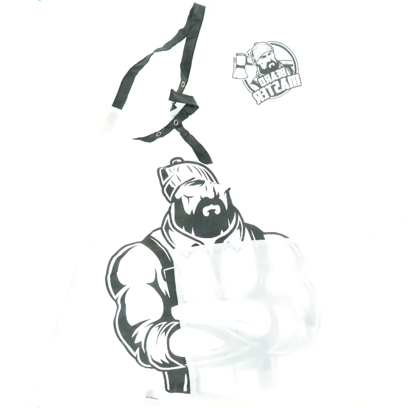 Skægtrimmer forklæde med suge kopper fra Beard Master (str. 105 x 90 cm)