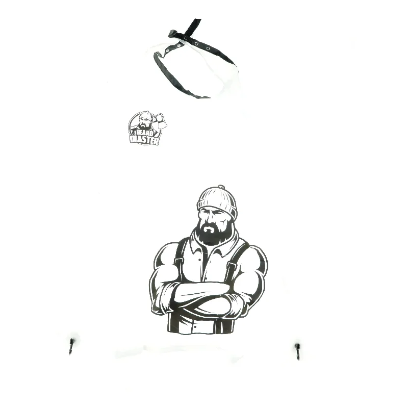 Skægtrimmer forklæde med suge kopper fra Beard Master (str. 105 x 90 cm)