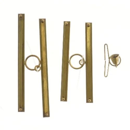 Beslag til klokkestreng ophæng (str. 21,5 og 17,5 og 7 cm)