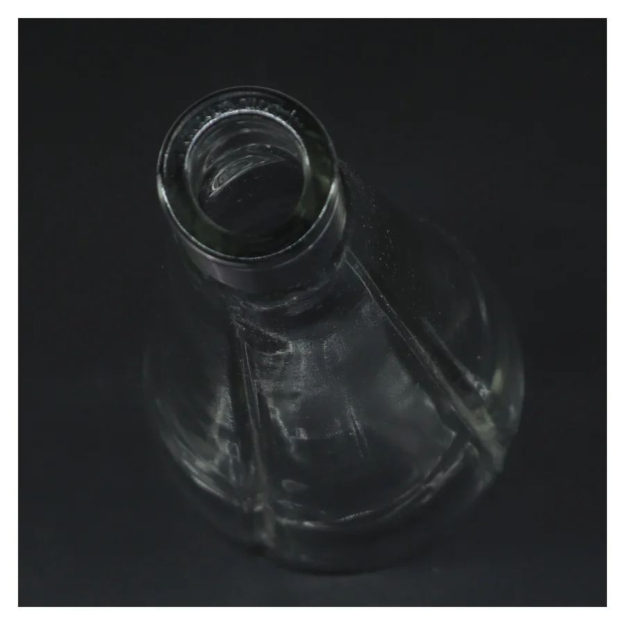 Glasvase med metallåg fra Rosendahl (str. 34 cm)