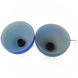 Blå pendler (str. Ø 14x11 cm)