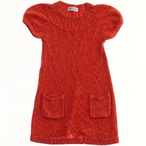 Strikket kjole med korte ærmer fra H&M (str. 110)