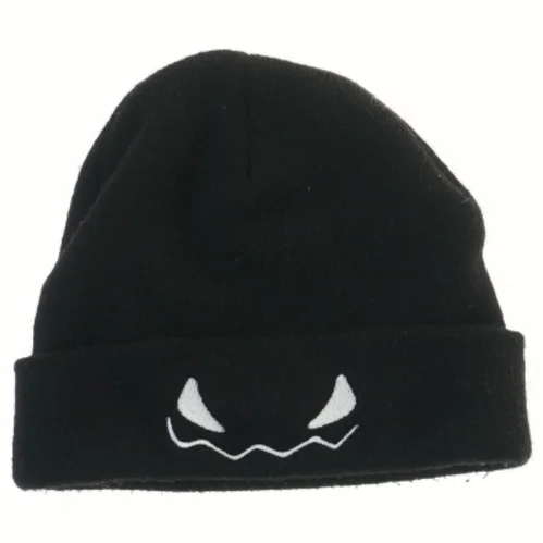 Sort hue med ansigt fra VRS (str. Ø 24 cm)