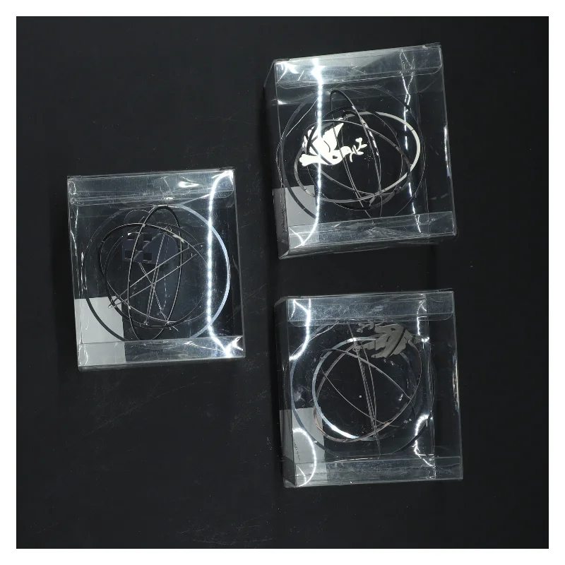 Metal julepynt i pakke fra Det Gamle Apotek (str. 3 styk, ø 9 cm)