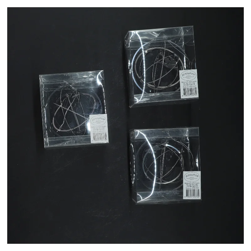 Metal julepynt i pakke fra Det Gamle Apotek (str. 3 styk, ø 9 cm)