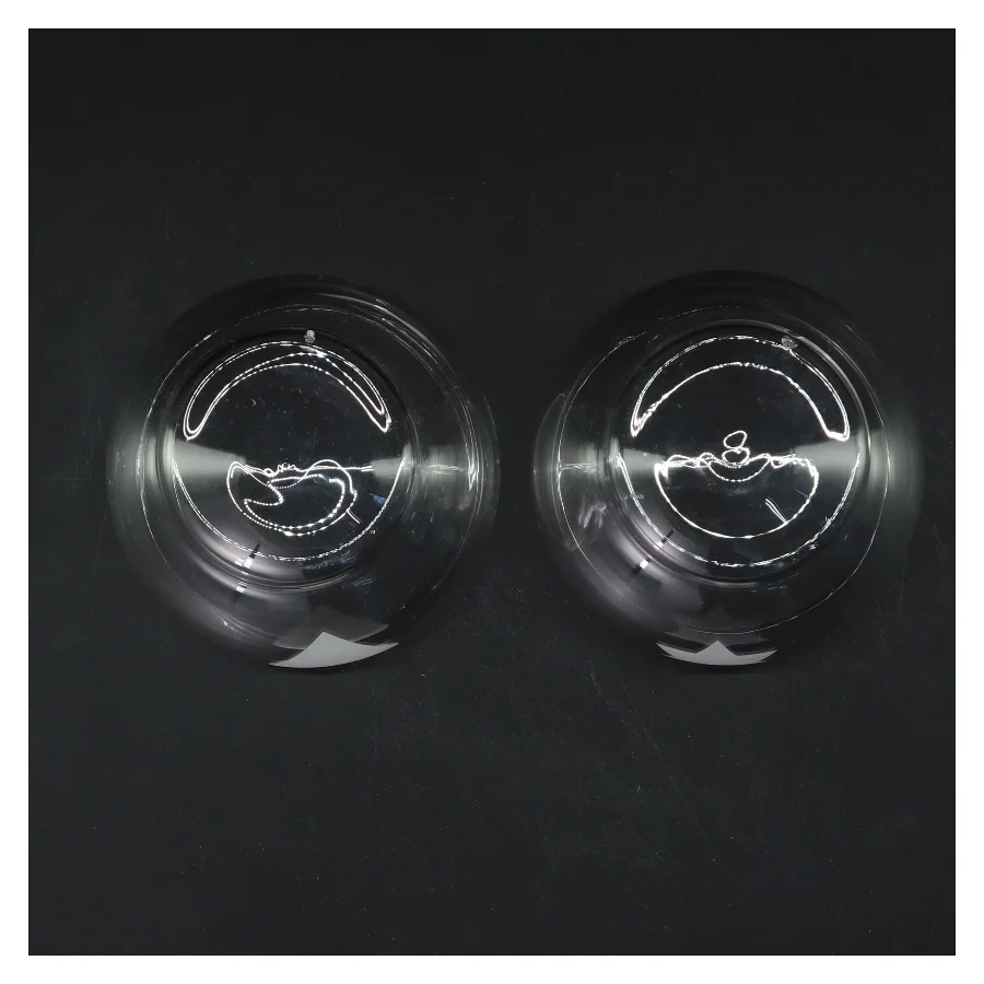 Små glasskåle med hjerte og stjerne (str. Ø 9,5 cm)