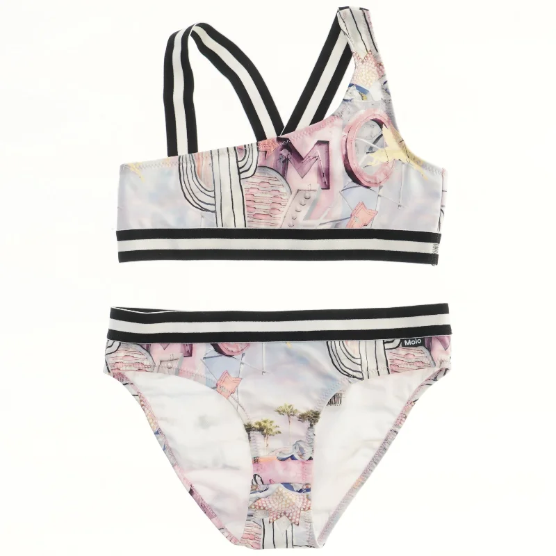 Bikini med print og striber fra Molo (str. 158)