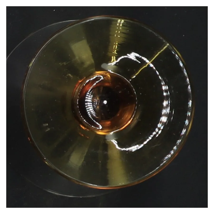 Vintage krystal glas (str. Ø 6,5 cm længde 9 cm)