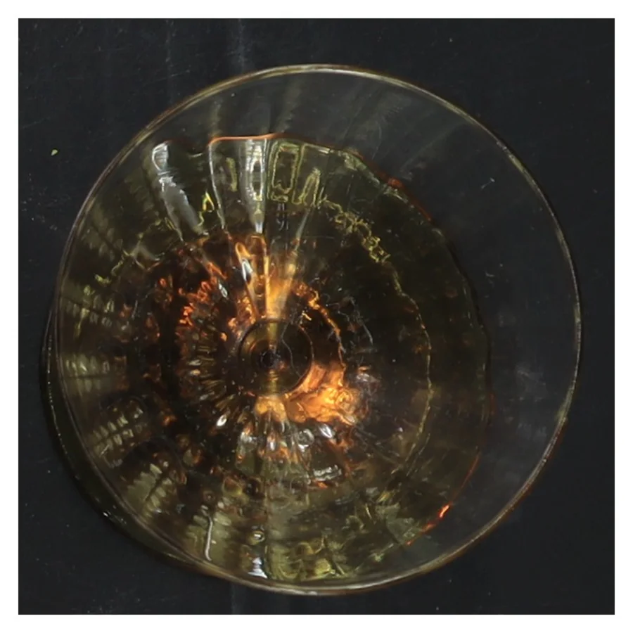 Vintage krystal glas (str. Ø 6,5 cm længde 9 cm)