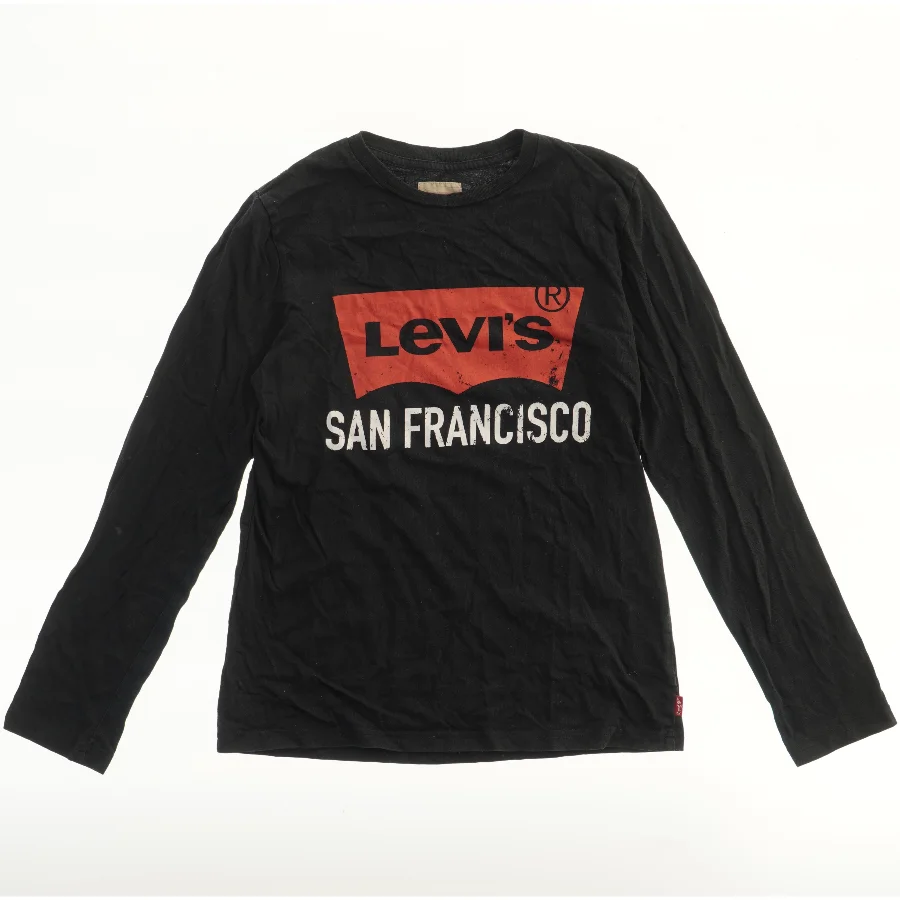 Langærmet T-shirt med print fra Levis (str. 164)