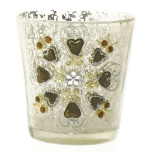 Dekorative lysestager (str. Ø 7,5 cm længde 8 cm)