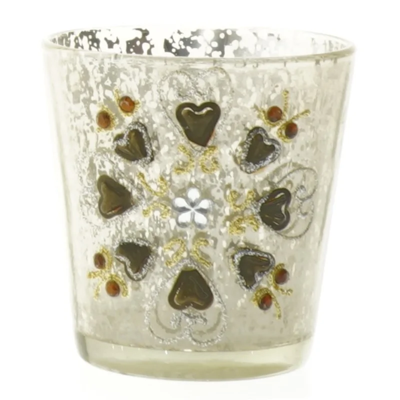 Dekorative lysestager (str. Ø 7,5 cm længde 8 cm)