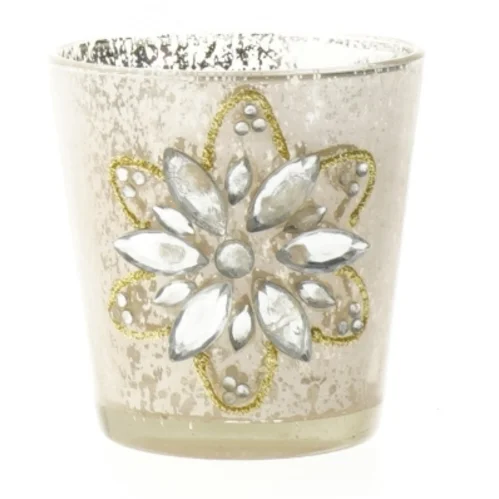 Dekorative lysestager (str. Ø 7,5 cm længde 8 cm)