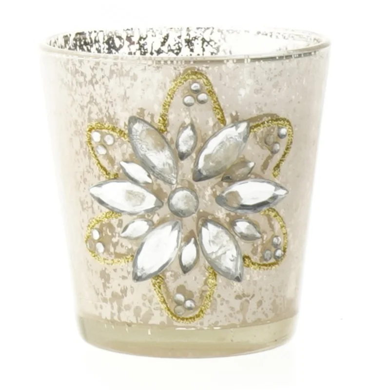 Dekorative lysestager (str. Ø 7,5 cm længde 8 cm)