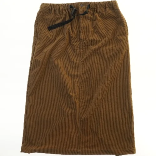 Brun nederdel med elastik (str. 14-18 år cm)