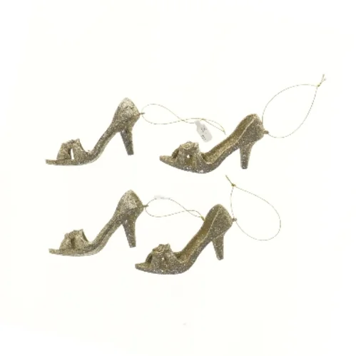 Glitrende sko julepynt (str. 9 cm)