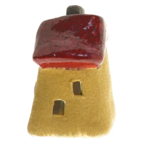 Keramikhus med LED lys (str. 8x7x5,5 cm)