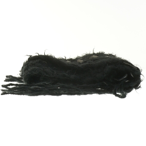 Dekorativt sort tørklæde Soaked in Luxurymed frynser (str. 172 cm)
