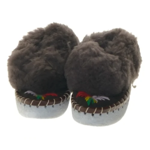 Børne mokkasiner med pels (str. 27 )