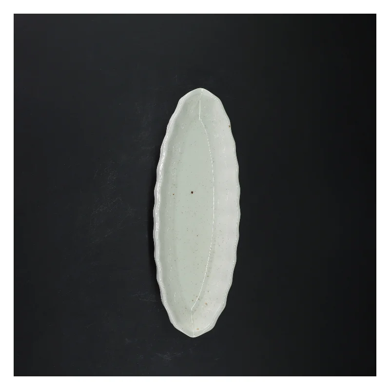 Oval fad i keramik, 3 styk fra Point (str. 3 styk, 25 cm)