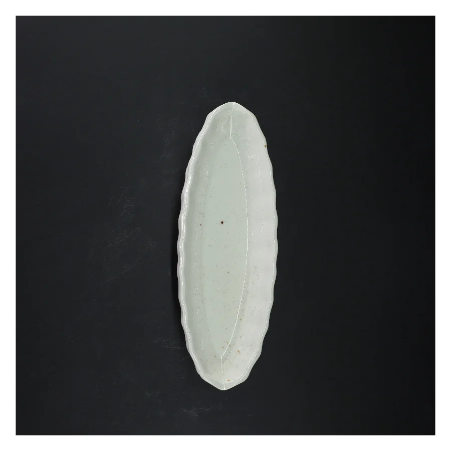 Oval fad i keramik, 3 styk fra Point (str. 3 styk, 25 cm)