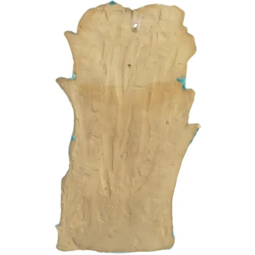 Keramisk vægdekoration med giraffmotiv (str. 32x15 cm)