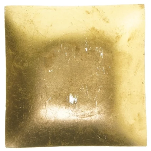 Dekorativ glasfad med blomstermotiv (str. 15x15 cm)