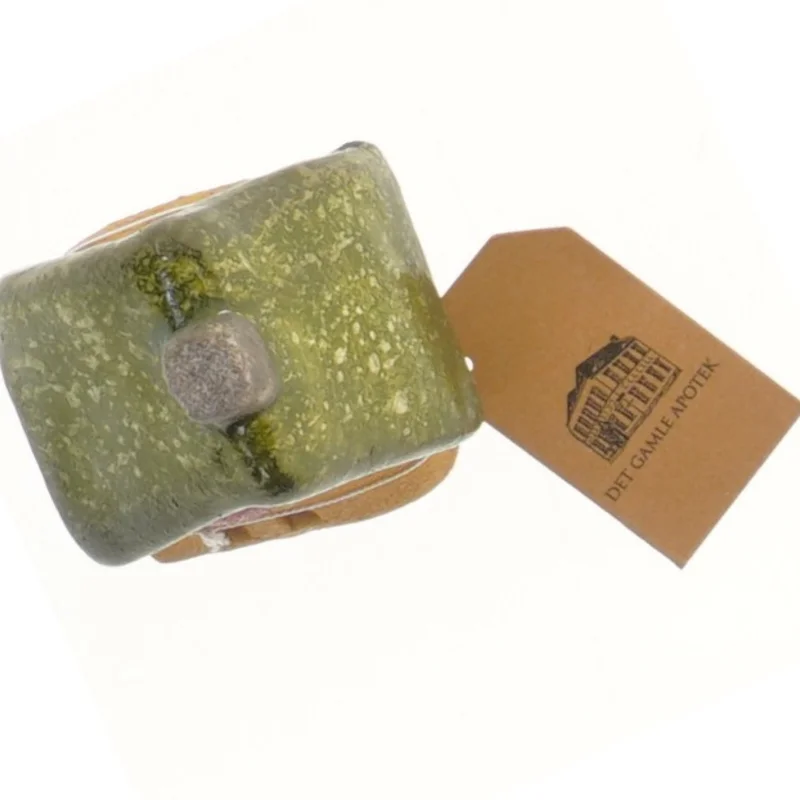 Keramikhus med græs tag fra Det Gamle Apotek (str. 9x6x6 cm)