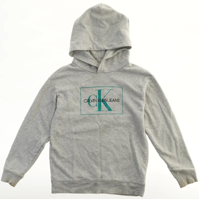 Grå hættetrøje fra Calvin Klein (str. 152)