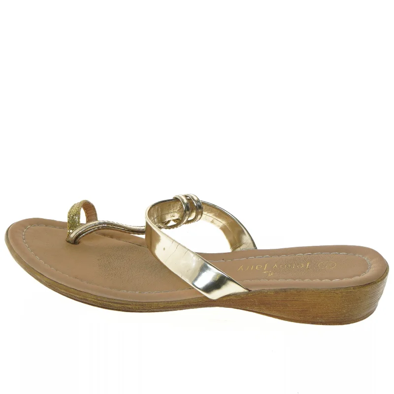 Sandaler i guld, str. 39 fra Jenny Fairy (str. 39 )