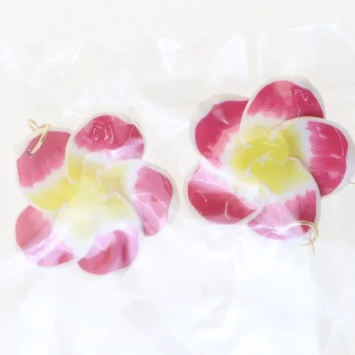 Blomst formede ørestikkere (str. Ø 3,5 cm)