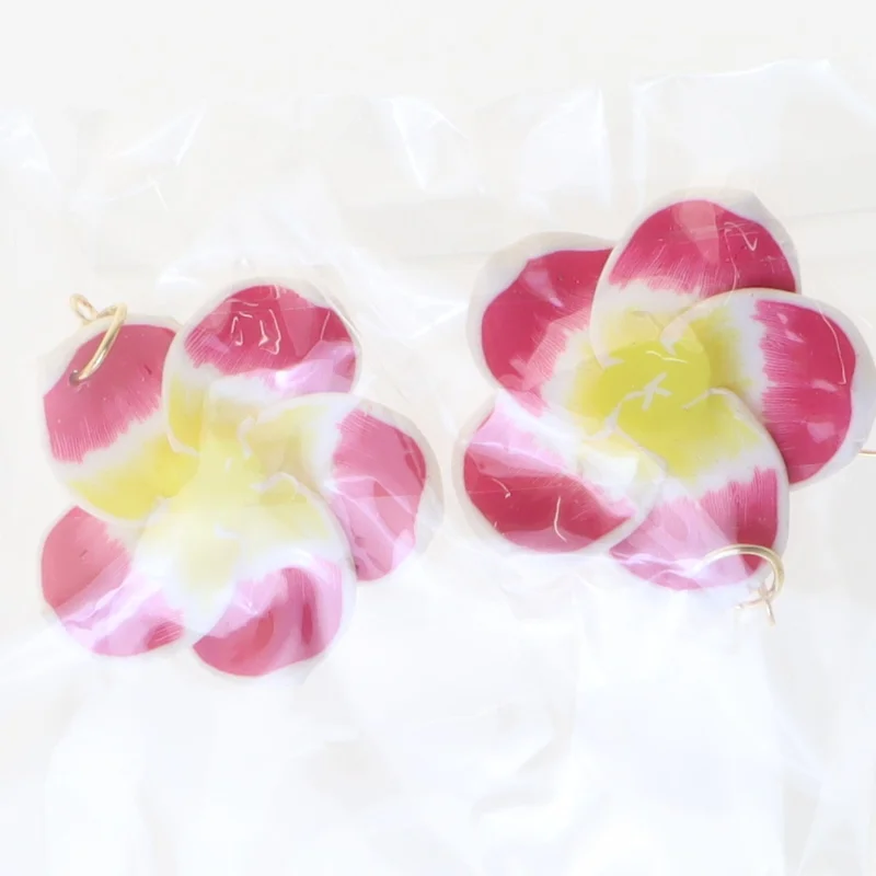 Blomst formede ørestikkere (str. Ø 3,5 cm)