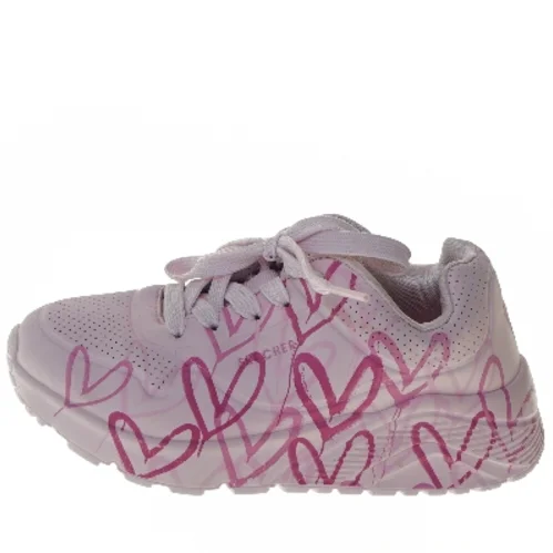 Skechers børnesko med hjerteprint fra Skechers (str. 31 )