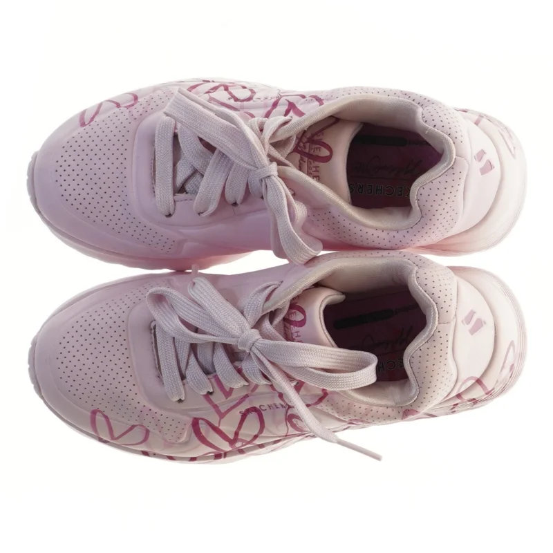 Skechers børnesko med hjerteprint fra Skechers (str. 31 )