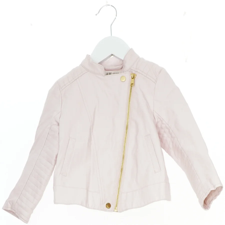 Ny Lyserød jakke i læder fra H&M (str. 98 cm)