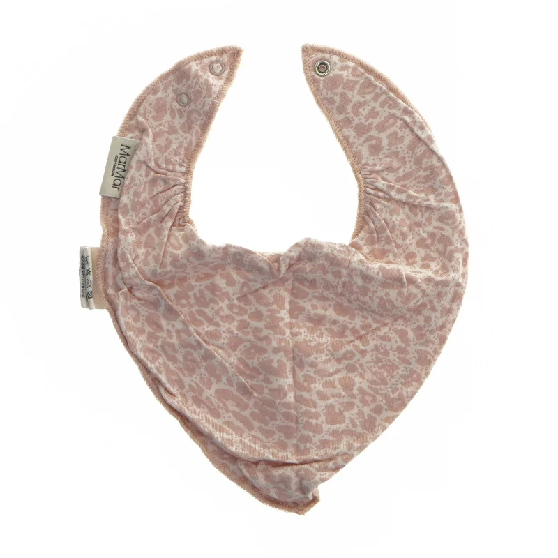 Babyleopardprint hagesmæk fra MartMarc (str. 19x25 cm)